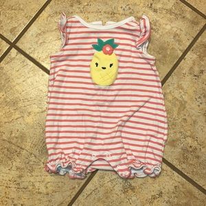 Pineapple onesie romper 3-6 month